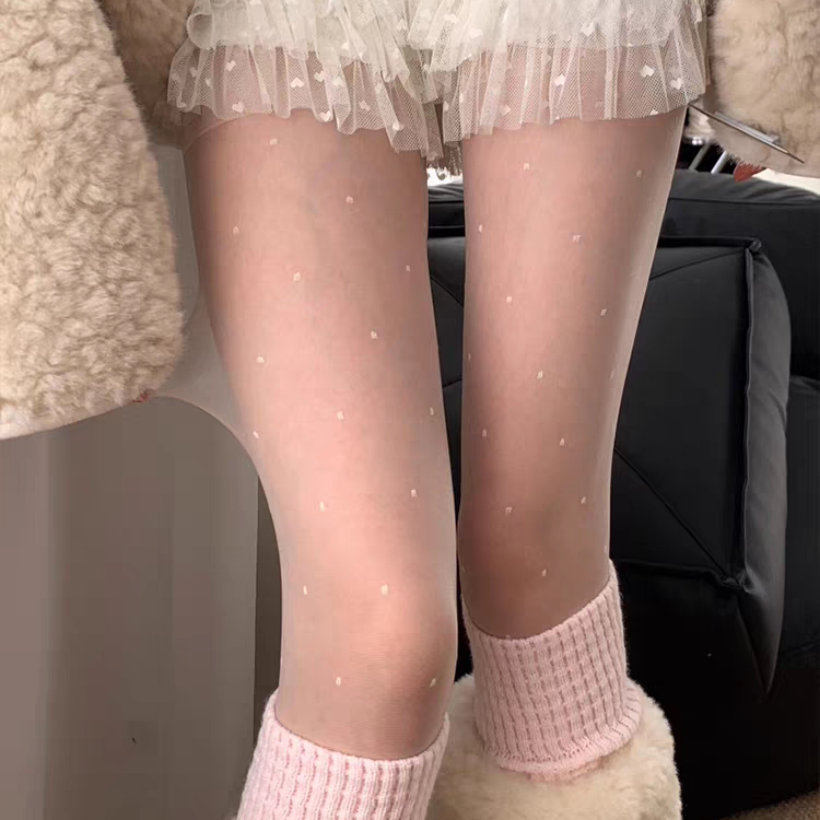 春夏超薄奶白色圆点连裤袜女纯欲波点女生美腿袜性感爱心黑丝袜,女士内衣/男士内衣/家居服,连裤袜/打底袜,淘宝优惠券,粉丝福利购,淘宝优惠卷