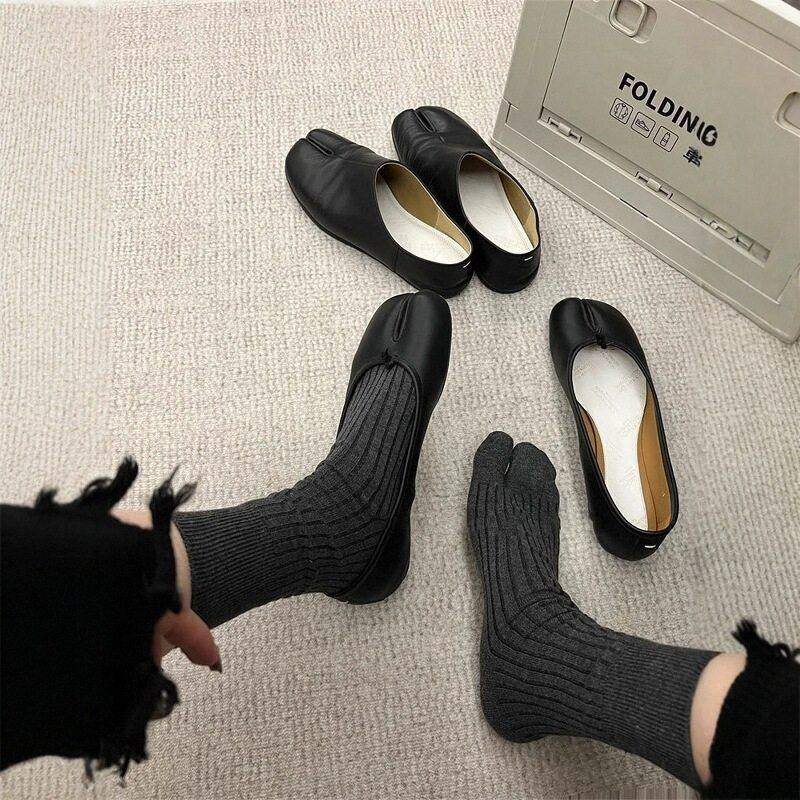 初春简约灰色分趾袜女韩系个性女士堆堆袜竖纹复古棉质白色中筒袜,女士内衣/男士内衣/家居服,中筒袜,淘宝优惠券,粉丝福利购,淘宝优惠卷