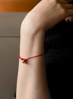 2025热门新款胖墩墩葫芦转运珠手链小众精致编织本命年手饰