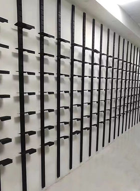铁艺双面鞋店鞋子展示架上墙鞋架展示架运动鞋展示架上墙鞋托展架