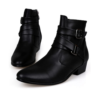 2025 new winter Men 45搭扣英伦风马丁靴男无鞋 shoes size 带