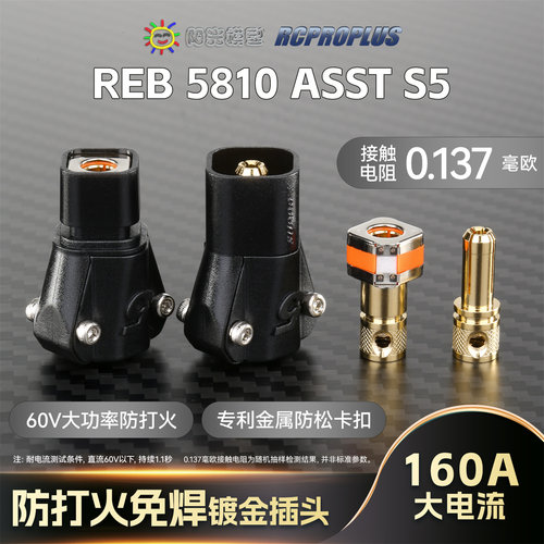 SUPRAX5mm防打火大功率插头