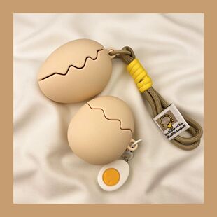 趣味ins创意搞怪鸡蛋适用airpods4保护套硅胶苹果1/2代蓝牙耳机壳pro3