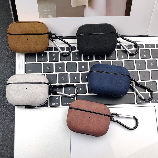 羊巴纹适用华强北七代耳机套Air Pro7高级感连体保护套防摔Air7少女心7代pc保护硬壳airpro7蓝牙充电仓保护套