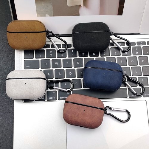 羊巴纹适用华强北七代耳机套Air Pro7高级感连体保护套防摔Air7少女心7代pc保护硬壳airpro7蓝牙充电仓保护套