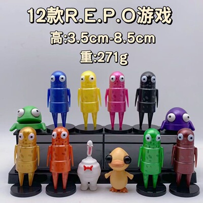 跨境新款 R.E.P.O回收行动游戏玩具摆件公仔盲盒手办儿童周边礼物