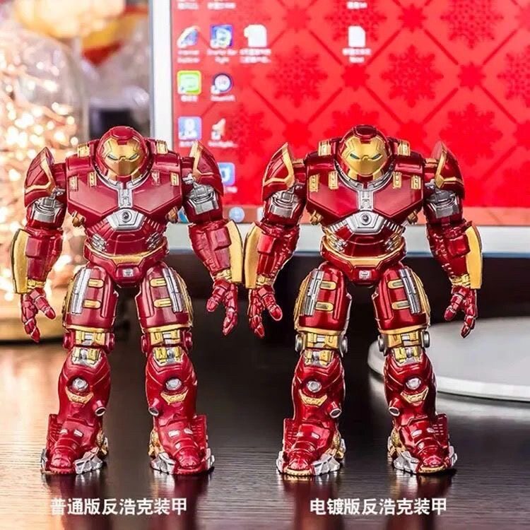 漫威复仇者联盟2钢铁侠MK44反浩克装甲手办模型动漫手办玩具摆件