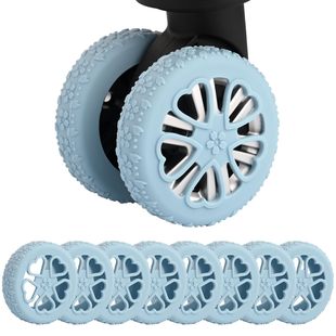 行李轮保护套 5.7厘米万向轮防滑超静音 高级硅胶保护套适用于约5