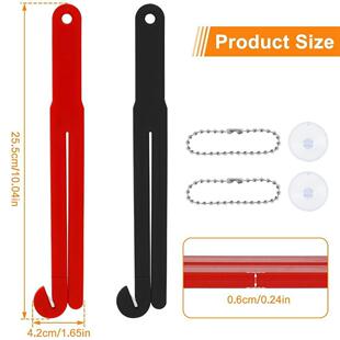 跨境货品 Food Bag Opener 挤压式食品开袋器开袋工具