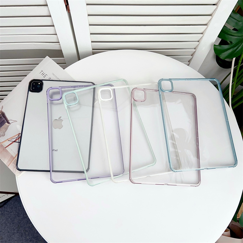 纳米太空亚克力壳适用苹果ipad10代平板保护套ipadair6简约mini6/air5/air2防摔ipadpro13寸时尚ipad9代透明