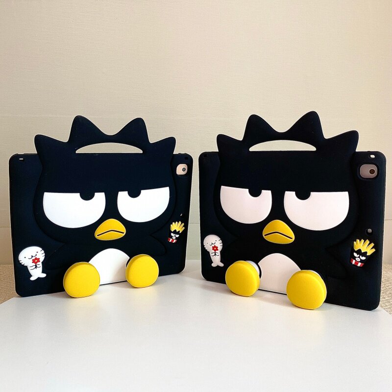伸脚支架企鹅适用苹果ipad10/ipad11代平板保护套ipadair6硅胶mini7/air5/air2可爱ipadpro2024软ipad9/A16