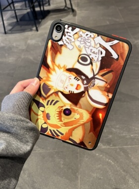 火影佐助鸣人适用苹果ipad10代平板保护套ipadair6 2024肤感mini7/air5/air2防摔ipadpro2021时尚ipad9/ipad5