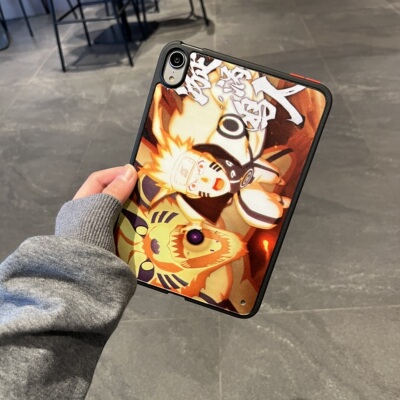 火影佐助鸣人适用苹果ipad10代平板保护套ipadair6 2024肤感mini7/air5/air2防摔ipadpro2021时尚ipad9/ipad5