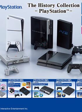 TOMY 扭蛋 PlayStation 游戏机主机PS模型 微缩摆件 收藏