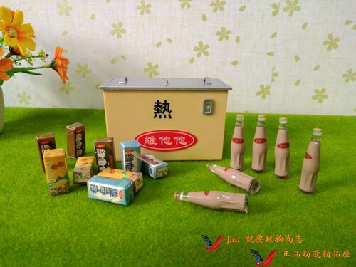 迷你家俱【暖柜套装】食玩微缩