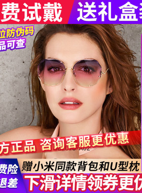 暴龙墨镜2022新款夏高级感太阳镜潮防紫外线女士眼镜BL7098