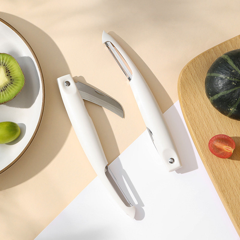厨房多功能削皮刀二合一土豆皮刨丝刮皮刀苹果甘蔗不锈钢水果刀