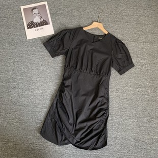 小众气质森系连衣裙 高端轻奢名媛温柔风法式 棉麻连衣裙 2025新款