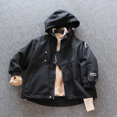 童装三合一冲锋衣防泼水外套