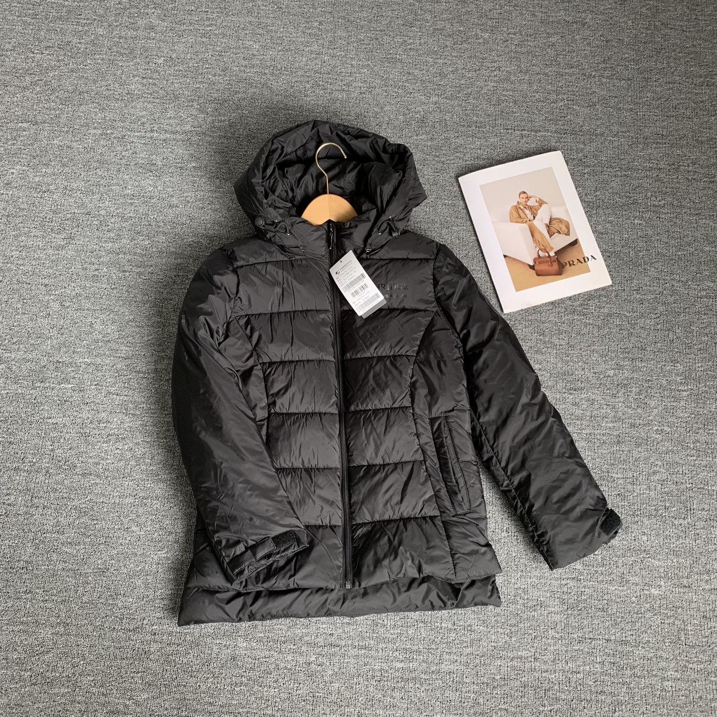 韩国单外贸女装连帽棉服冬季