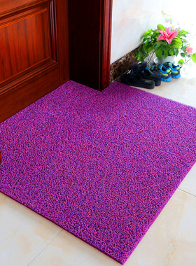 定制裁剪家用防滑丝圈地垫进门门口脚垫入户地毯PVC加厚门垫垫子