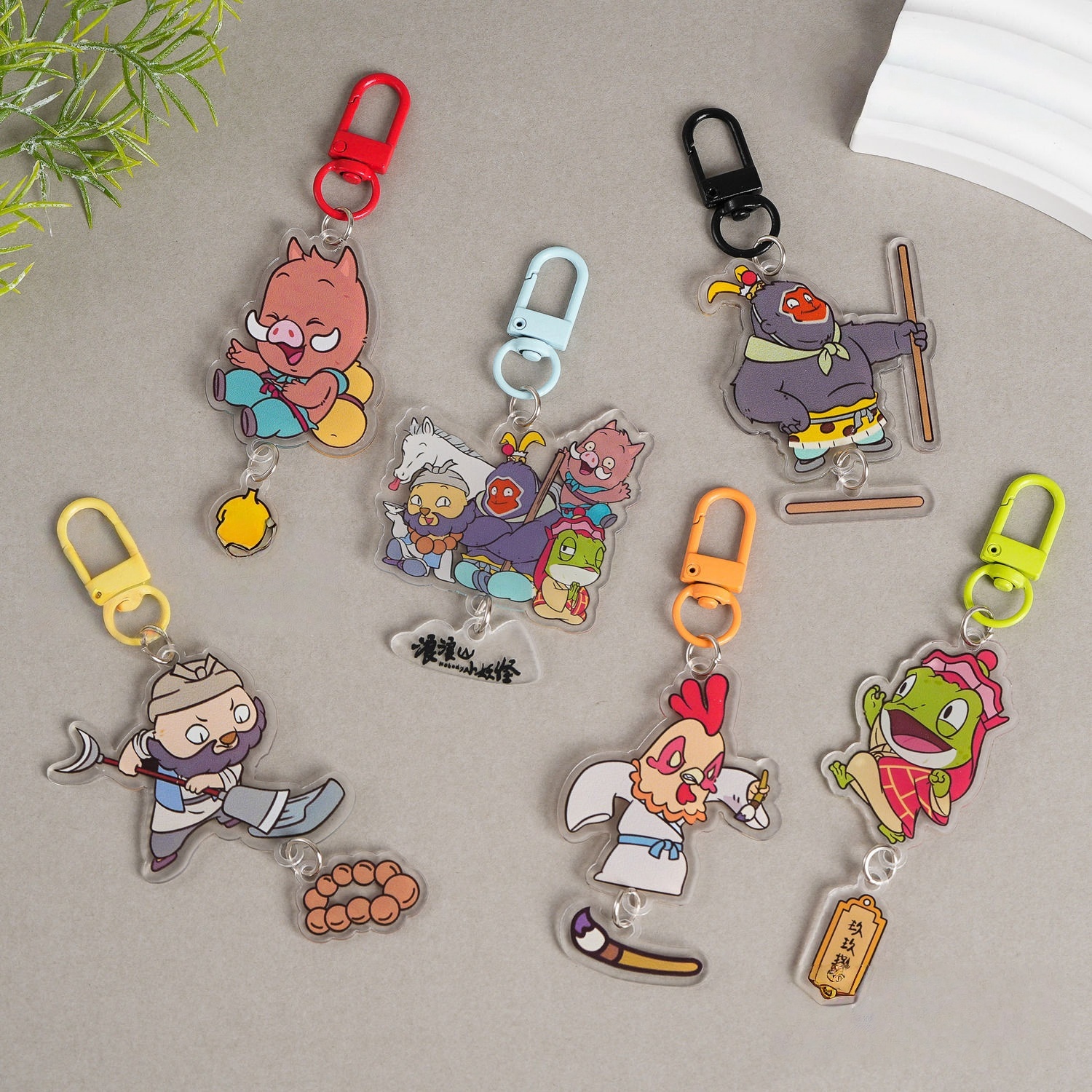 浪浪山小妖怪周边小猪妖黄鼠狼卡通背包挂件挂饰钥匙扣亚克力礼物