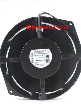 原装德国进口W2S130-AB03-21金属耐高温UPS电源机柜散热风扇