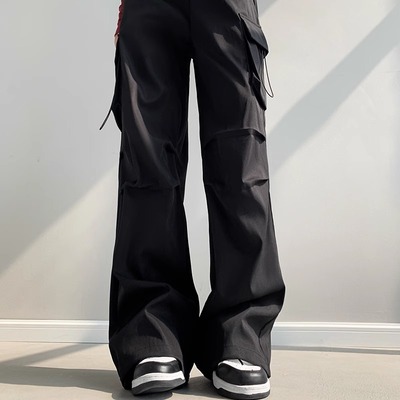 美式工装裤女秋季2025新款高腰显