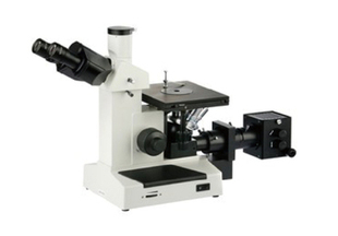 上海光学4XC-MS倒置金相显微镜三目金相仪球化率晶粒度金相分析仪