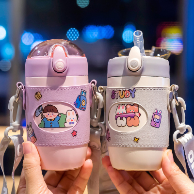 儿童女生316食品级吸管保温杯