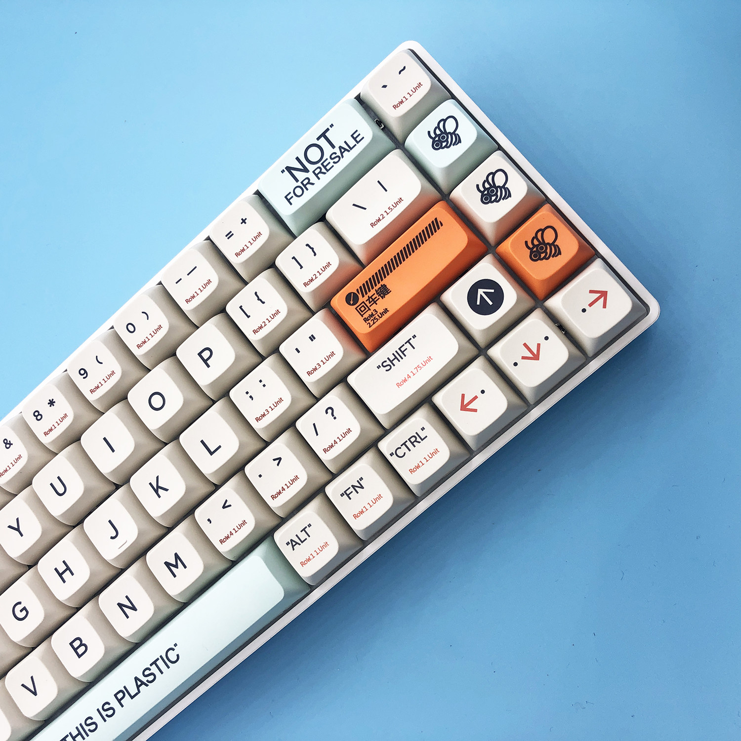 플라스틱 키캡 XDA 높이 PBT 소재 승화 64|68|87|104|108CIY 기계식 키보드 128 키