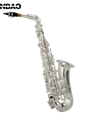 津宝萨克斯乐器JBAS-220中音降E调85铜镀银成人专业乐队演奏型