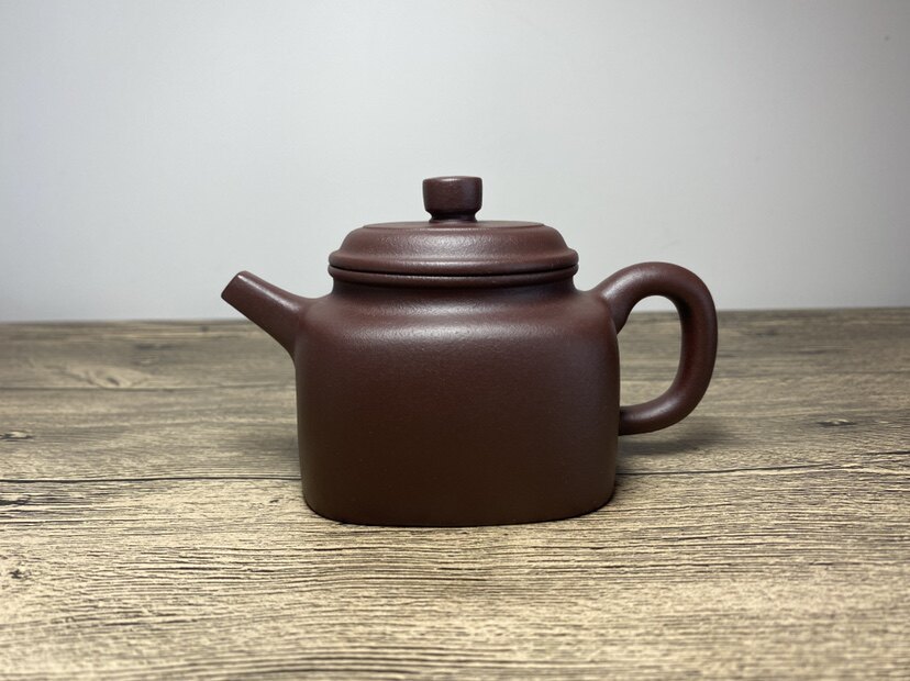 孙氏制陶 宜兴正品紫砂壶 原矿稀有石红壶 四方德钟壶220毫升超值