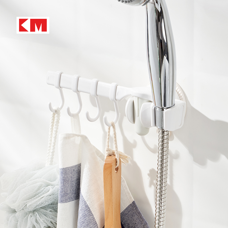 KM浴室创意多用花洒挂架