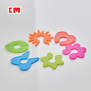 日式硅胶花型酒杯标识器茶包挂彩色标签多图案标记玻璃杯子区分物