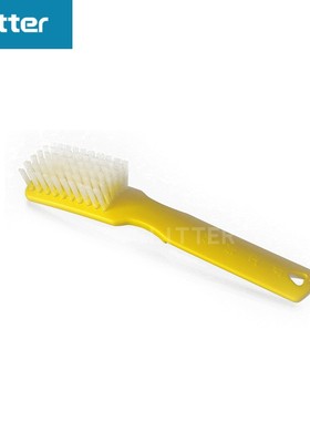 长手柄刷鞋刷子尼龙硬刷毛家用洗鞋干洗店去渍刷黄色塑料刷子
