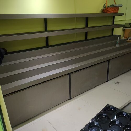 百果园水果店梯形中岛柜货架