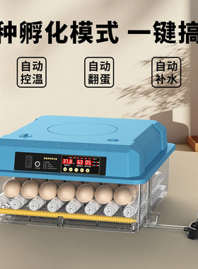 孵化器小型家用全自动智能小鸡孵化箱鸟蛋鸡蛋芦丁鸡孵化机孵蛋器