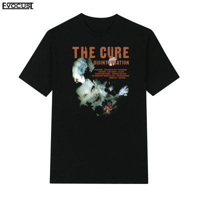 The Cure Disintegration英国摇滚乐队复古怀旧短袖T恤男女