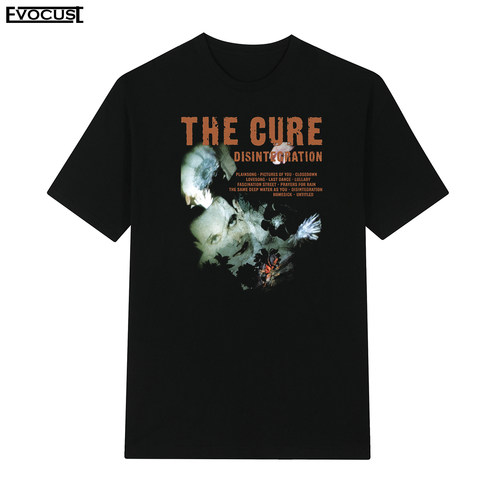 The Cure Disintegration英国摇滚乐队复古怀旧短袖T恤男女
