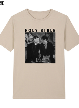 伦敦生活Holy Bible短袖T恤伦敦生活圣经男女情侣美英剧Fleabag潮