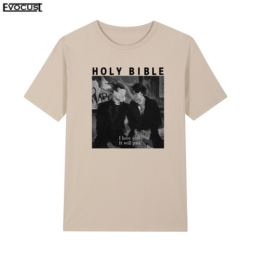 伦敦生活Holy Bible短袖T恤伦敦生活圣经男女情侣美英剧Fleabag潮