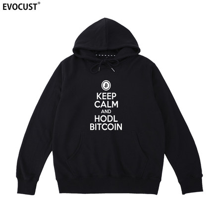 Keep Calm and Hodl Bitcoin 男女 BTC LTC ETH XRP EOS连帽卫衣