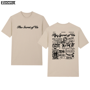 Gracie Abrams美式The Secret of Us专辑短袖T恤男女2024欧美