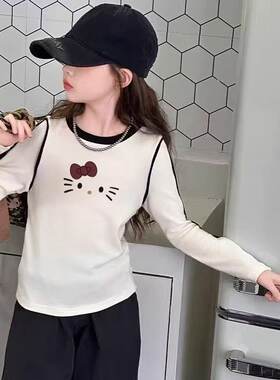 中大童女装德绒潮牌百搭保暖上衣