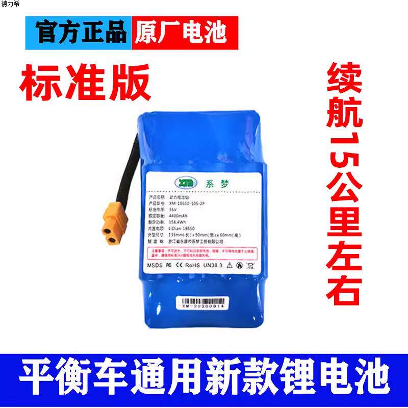 系梦两轮电动平衡车电池36v通用42V双轮阿尔郎漂移扭扭车锂电瓶