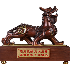 纯铜酒柜办公室桌面貔貅摆件