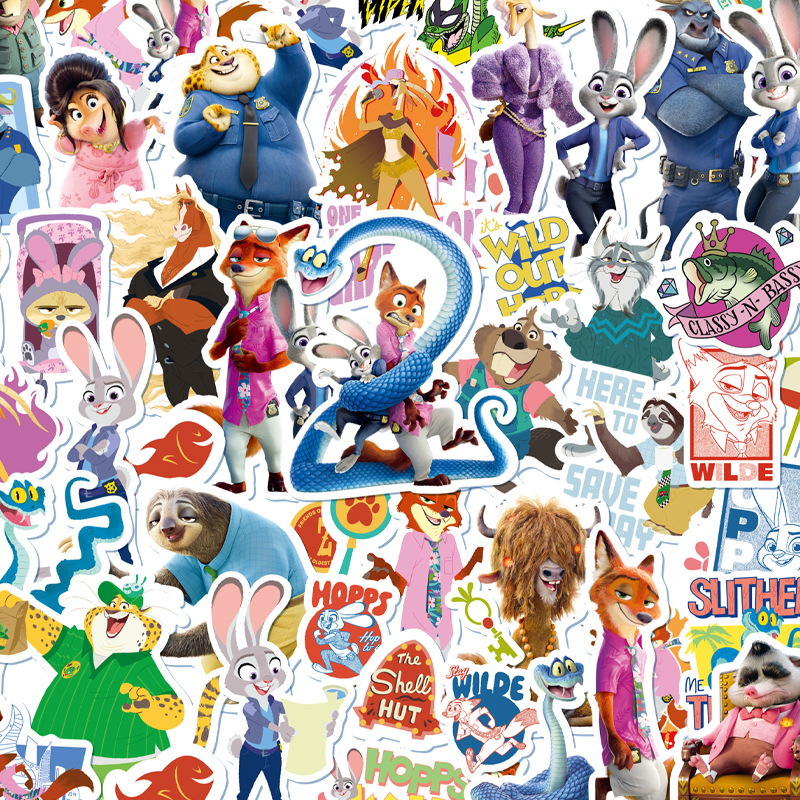 迪士尼疯狂动物城朱迪行李箱贴纸