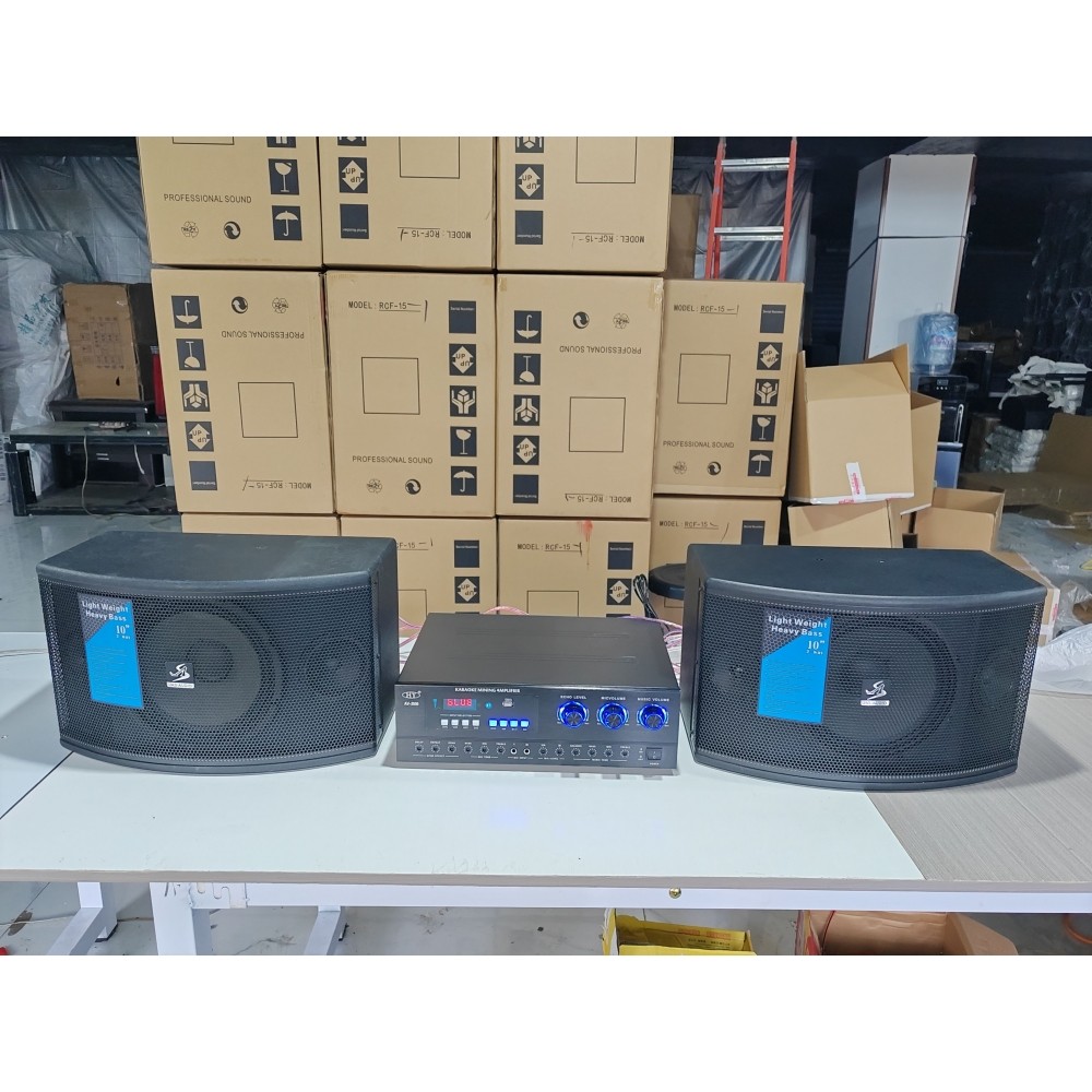 高端喷漆音箱10寸三分频卡包音箱600瓦KTV家用酒吧室内音箱套装