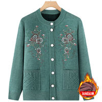 Autumn and winter coats for middle-aged and elderly people. Grandma's sweater with fleece for warmth. New winter clothes for the elderly in 2026 thumbnail 4